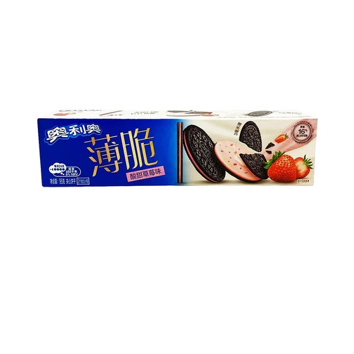 Oreo Sandwich Biscuit Thin Strawberry 95g