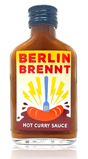 Crazy Bastard Berlin Brennt Hot Curry Sauce 100ml