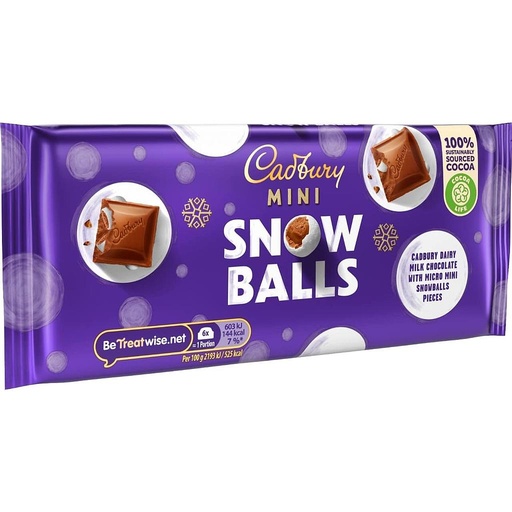 Cadbury Mini Snowballs Tablet 110g