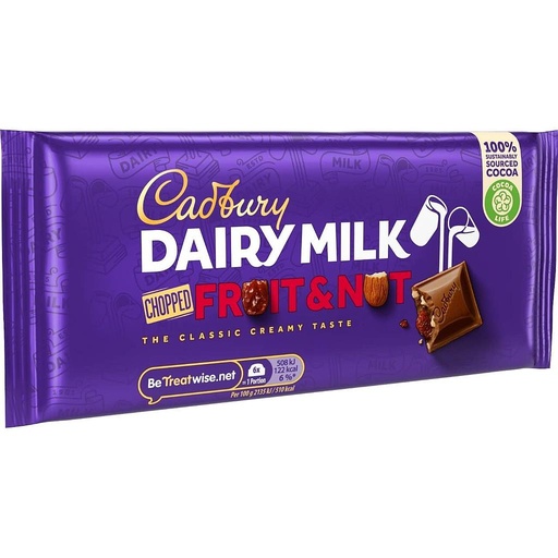 Cadbury Dairy Milk Fruit & Nut 95g