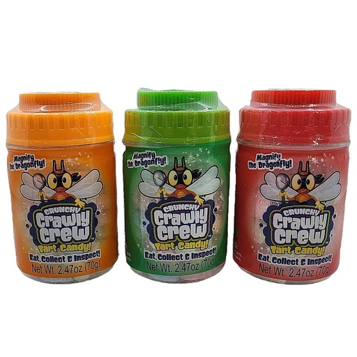 Kidsmania Crunchy Crawly Crew Tart Candy 70g