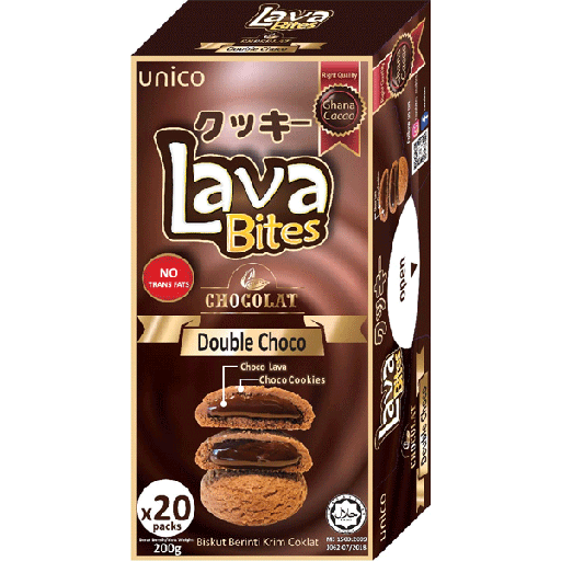 Lava Bites Cookies Double Choco 200g