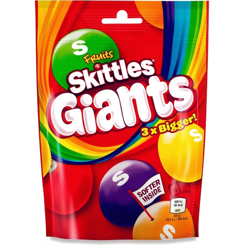 Skittles Giants Vegan Chewy Fruit 132g