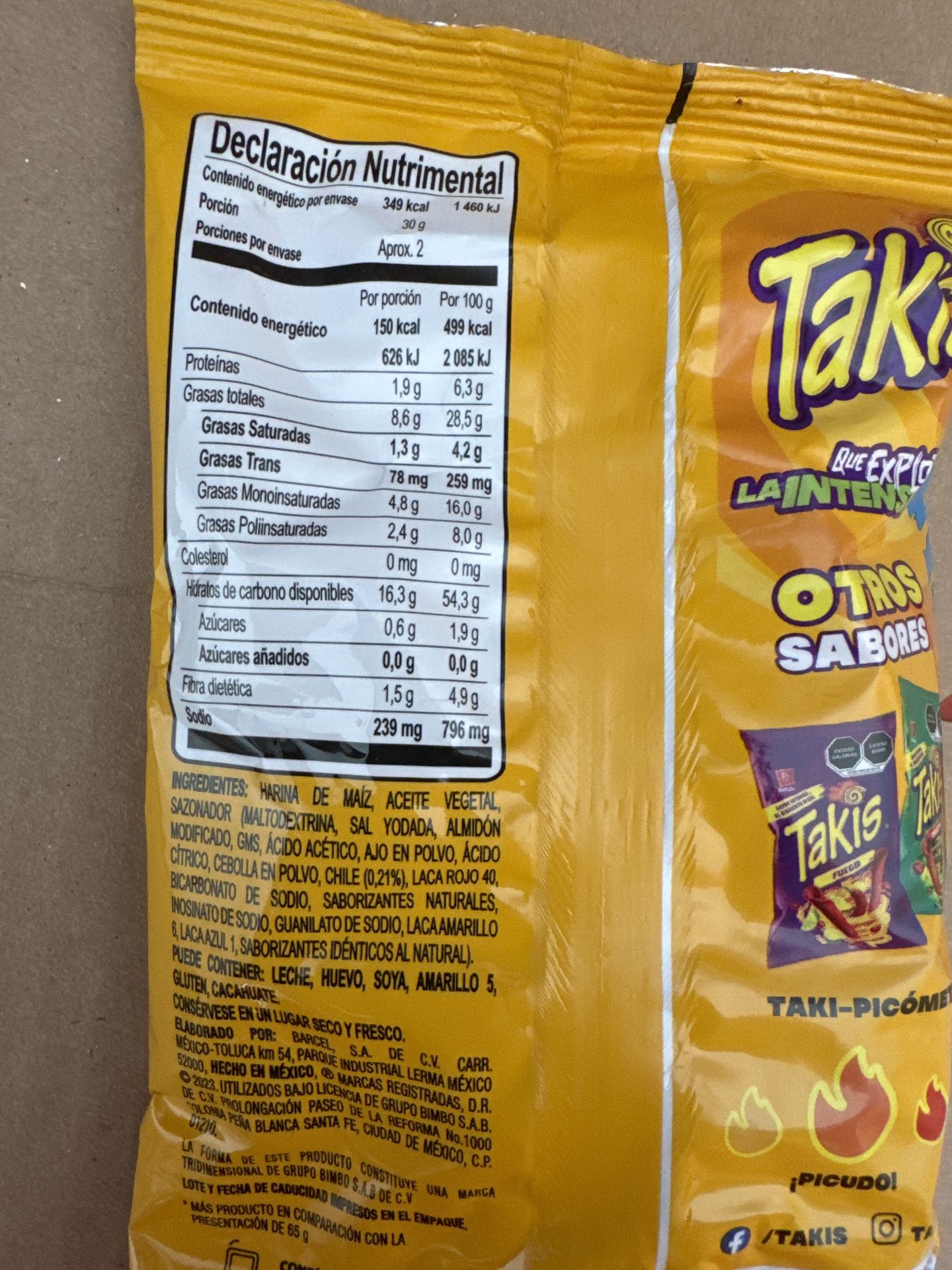 Takis Salsa Brava 70g