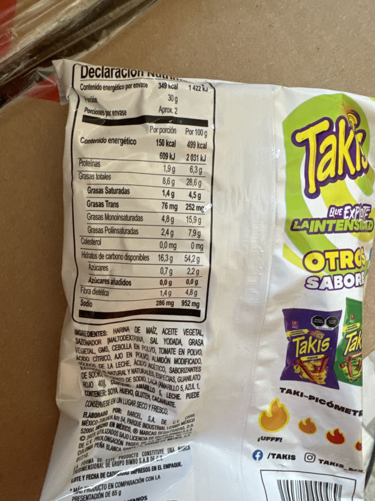 Takis Guacamole 70g