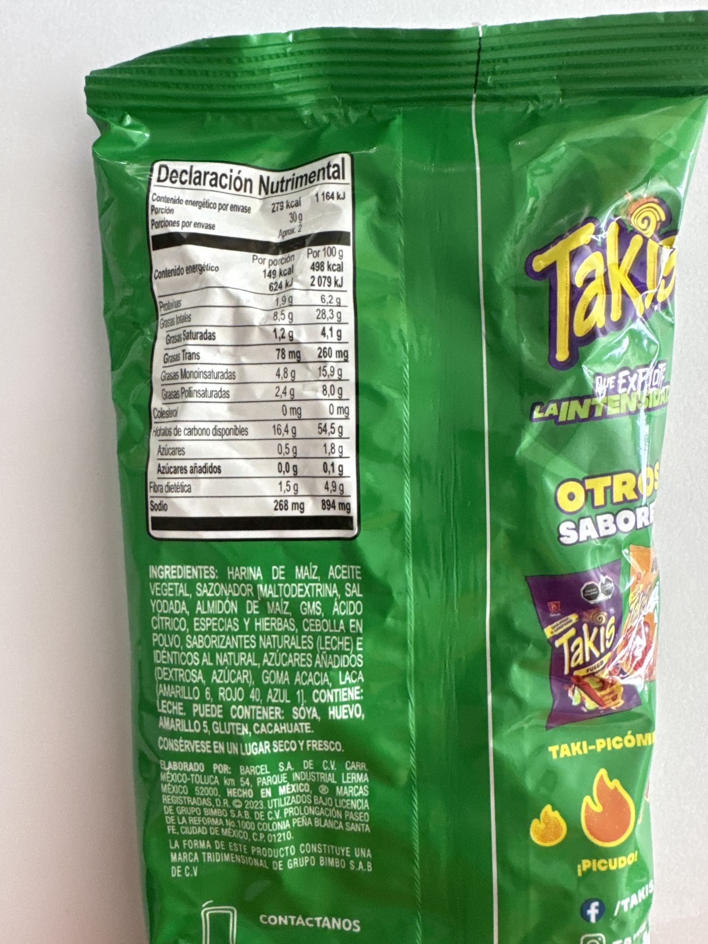 Takis Crunchy Fajitas 56g