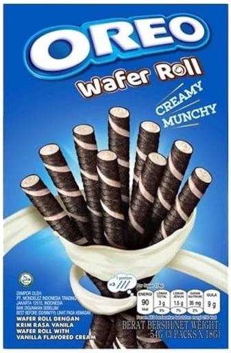 Oreo Wafer Roll Vanilla 54g