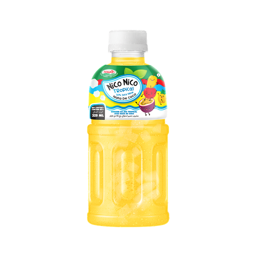 Nico Nico Nata De Coco Fruit Juice Tropical 320ml