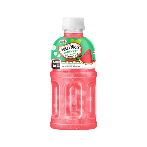 Nico Nico Nata De Coco Fruit Juice Watermelon 320ml