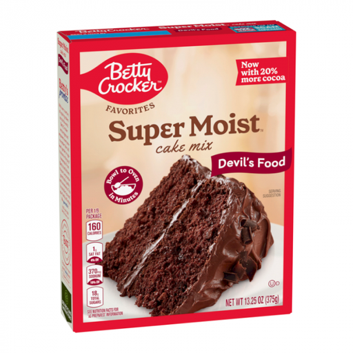 Betty Crocker Devils Food Cake Mix 375g (USA)