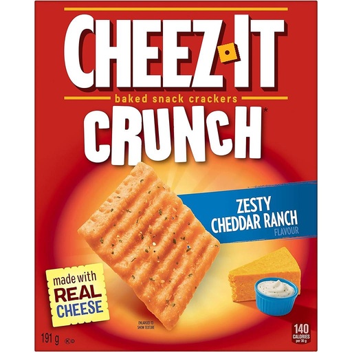 Cheez it Zesty Cheddar Ranch Cracker 200g