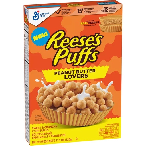 Reese's Puffs Peanut Butter Lovers 326g