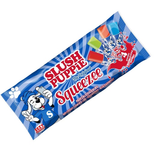 Slush Puppie Eezy Freezy Pop 8 Pack 600ml