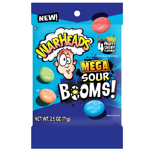 Warheads Mega Sour Bombs 71g