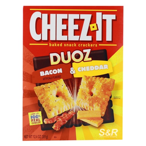 Cheez-It Duoz Bacon & Cheddar 351g