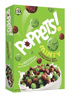 Poppets Minty Cereal Balls 275g
