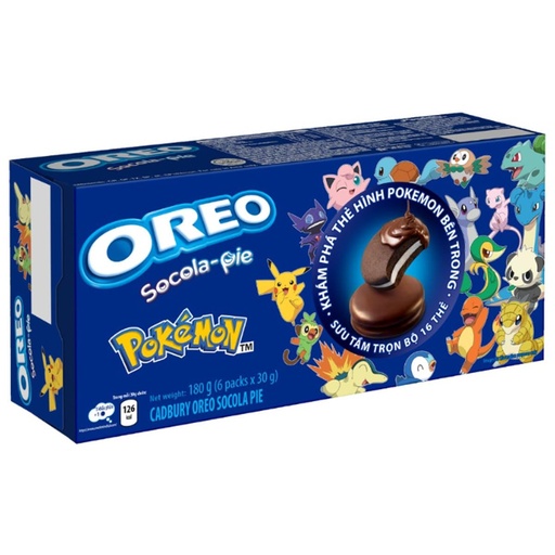 Oreo Cadbury Chocolate Pie Pokemon 180g