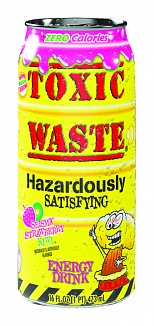 Toxic Waste Energy Drink Seismic Strawberry Kiwi 473ml
