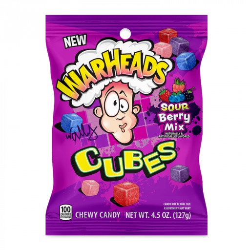 Warheads Cubes Sour Berry Mix 127g