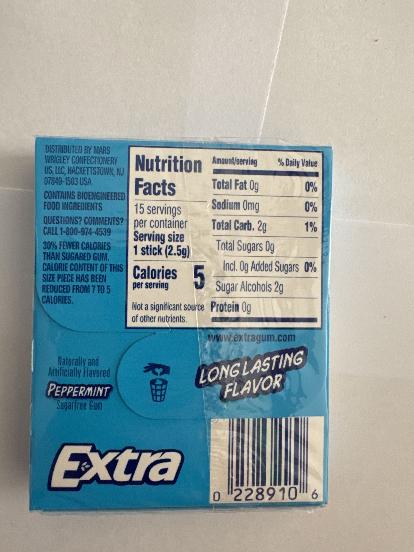 Wrigley's Extra Gum Peppermint 41g