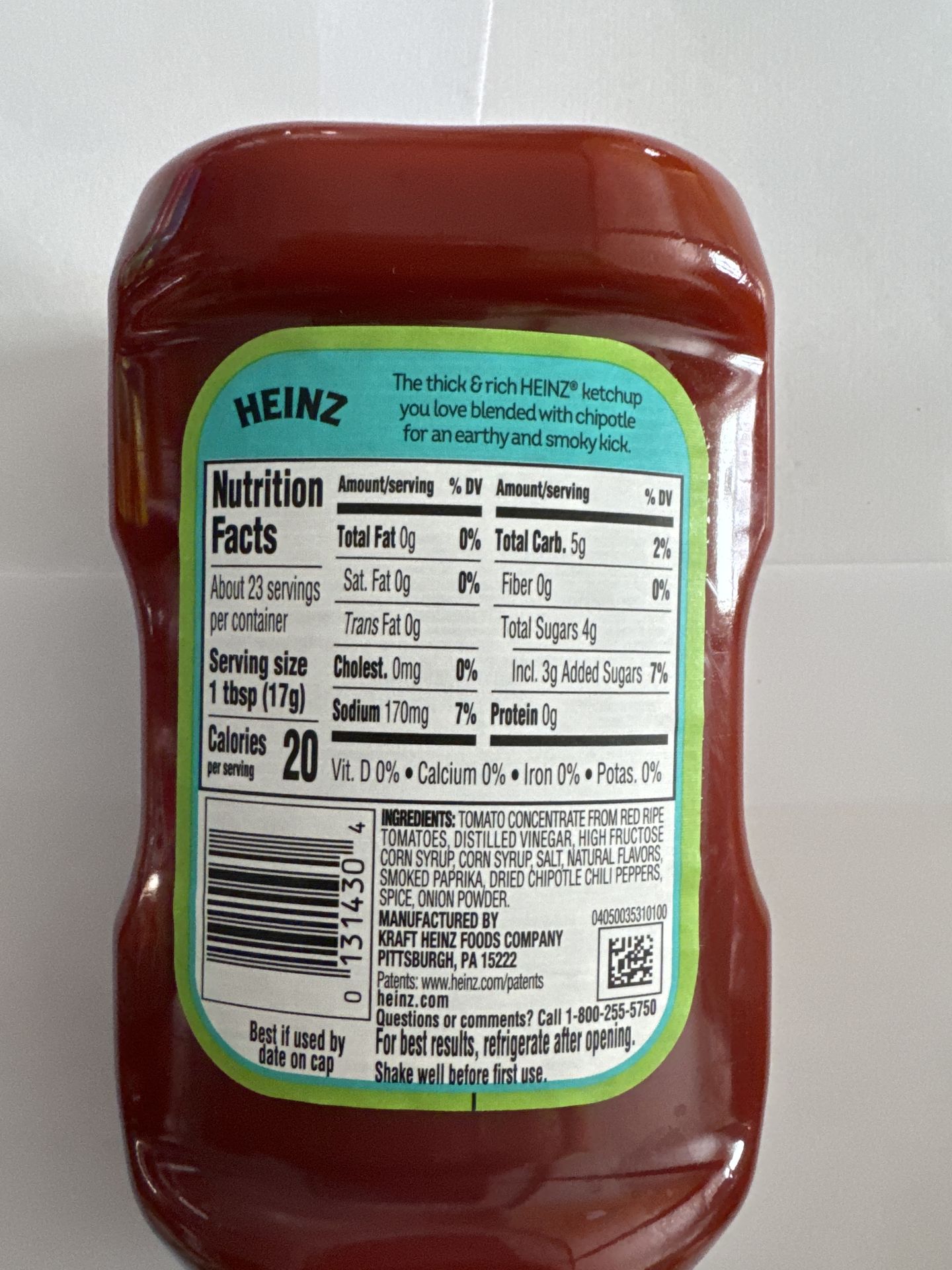 Heinz Ketchup Chipotle 397g