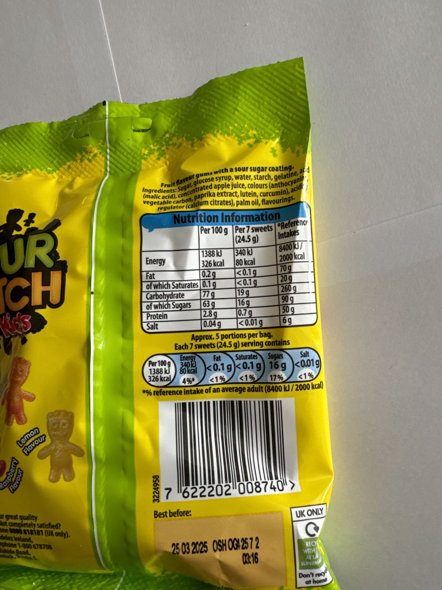 Sour Patch Kids Original 130g