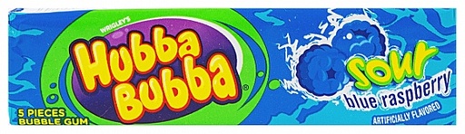 Hubba Bubba Bubble Gum Sour Blue Raspberry 40g