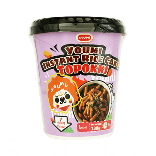 Youmi Instant Rice Cake Topokki Jjajang CUP 138g