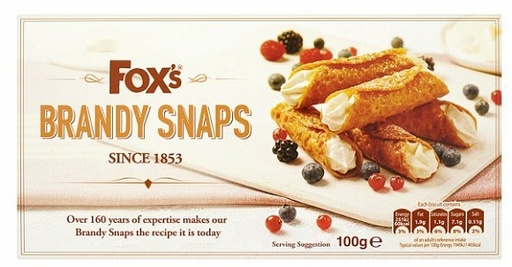 Fox's Brandy Snaps 100g