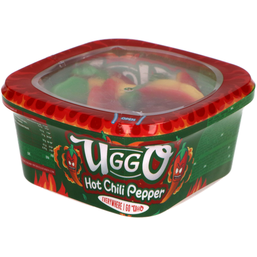 Uggo - Hot Chili Pepper Candy in Jar 200g