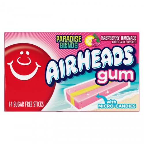 Airheads Gum - Paradise Blends Raspberry Lemonade - 34g