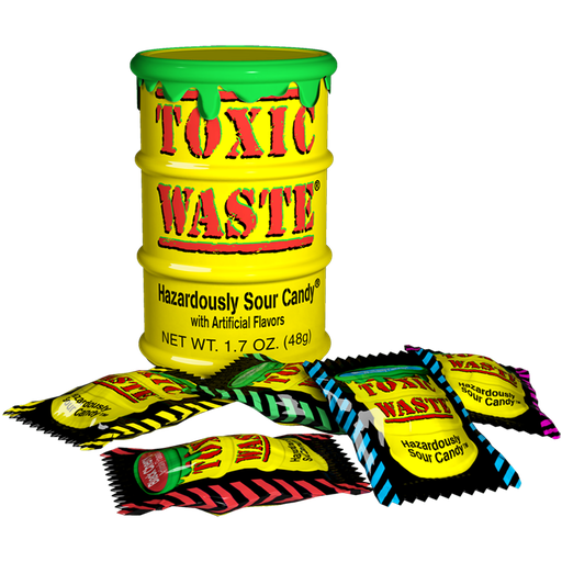 Toxic Waste Yellow Drum Extreme Sour Candy - 42g