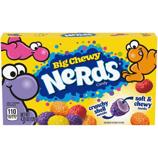 Nerds Big Chewy Theatre Boxes 120.4g