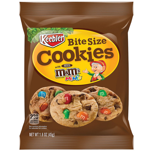 Keebler Deluxe M&Ms Mini Cookies 45g