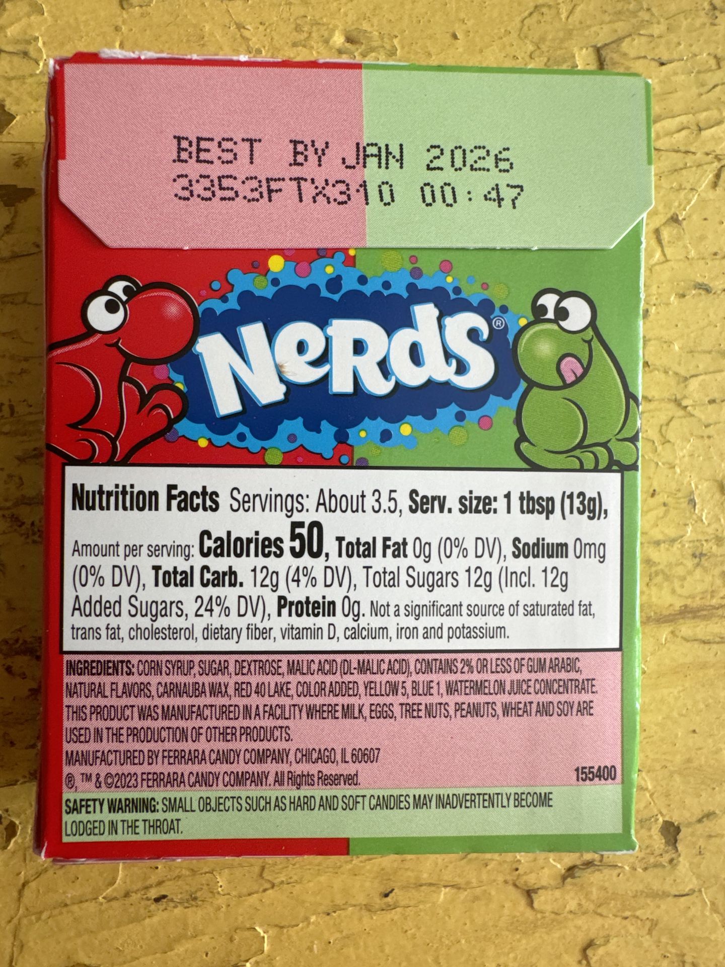 Wonka What-a-Melone & So Verry Cherry Nerds 46,7g