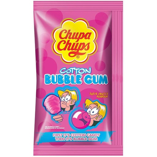 Chupa Chups Cotton Candy Bubble Gum 11g